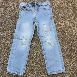 Toddler boys denim distressed jeans